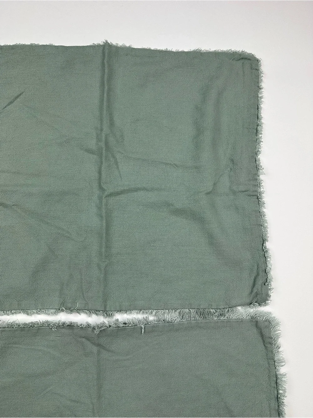 Casaluna Rayon Linen Full / Queen Pillow Cases Sage Green Two